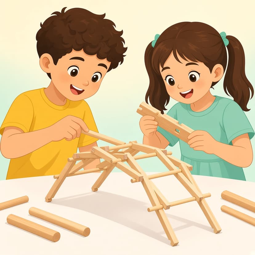 親子場景示意（插畫童像＋產品）