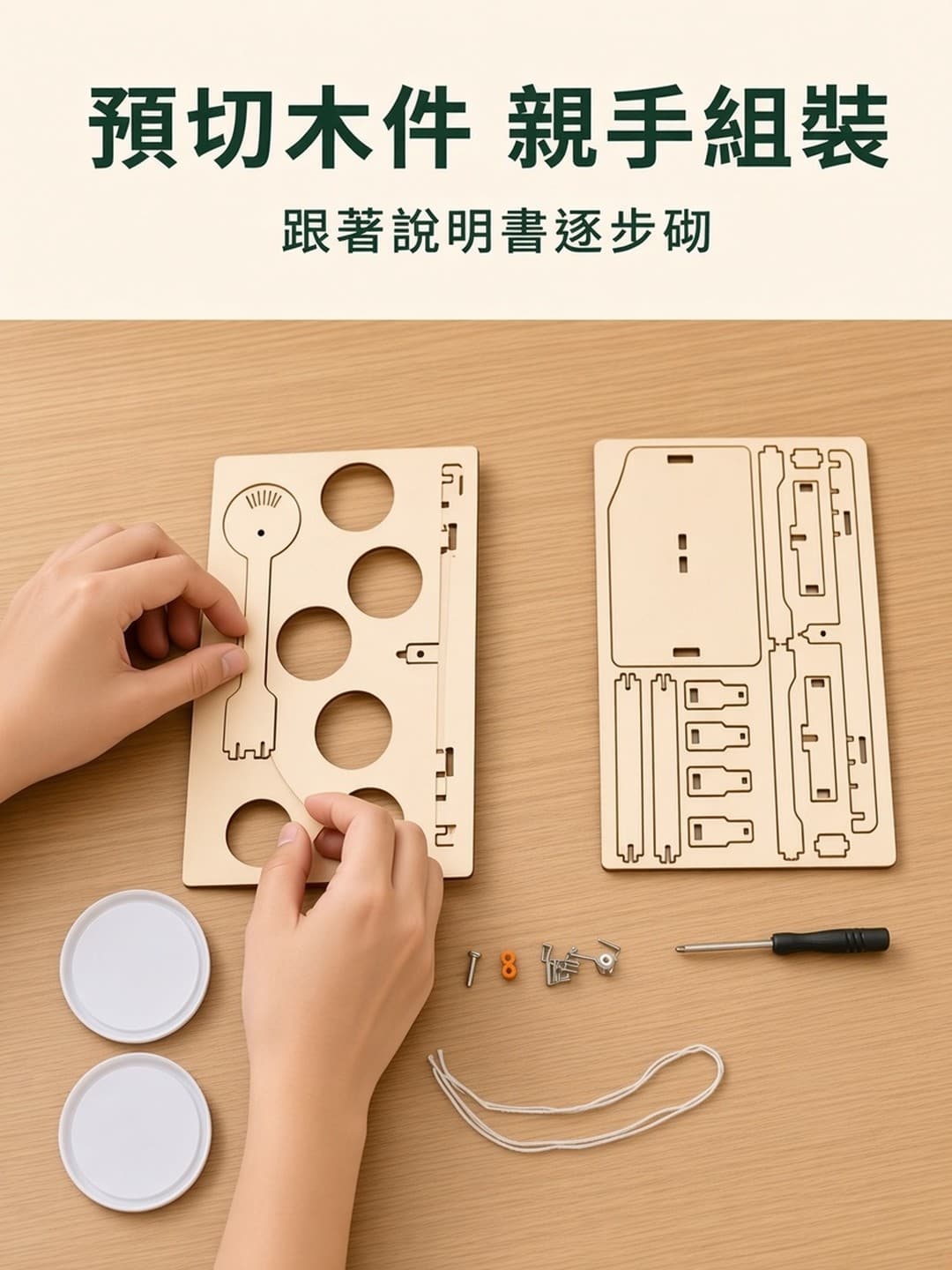 預切木件 親手組裝