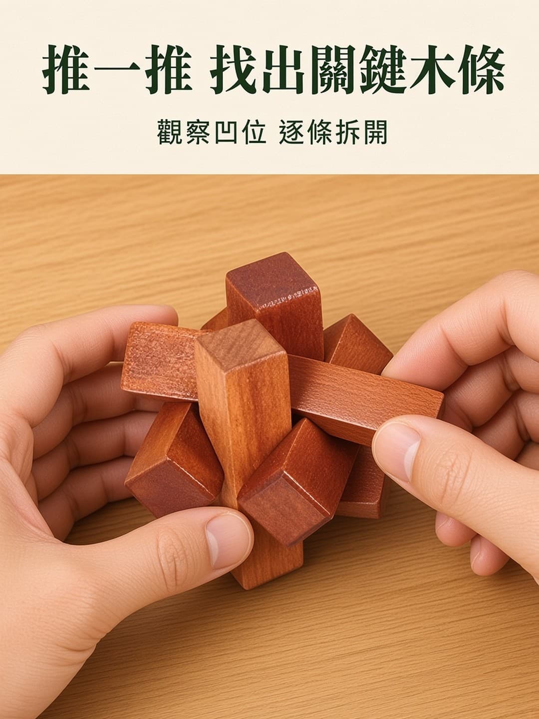 動手拆魯班鎖