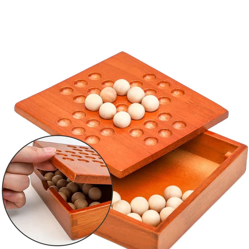 棋盤下有抽屜收納木珠