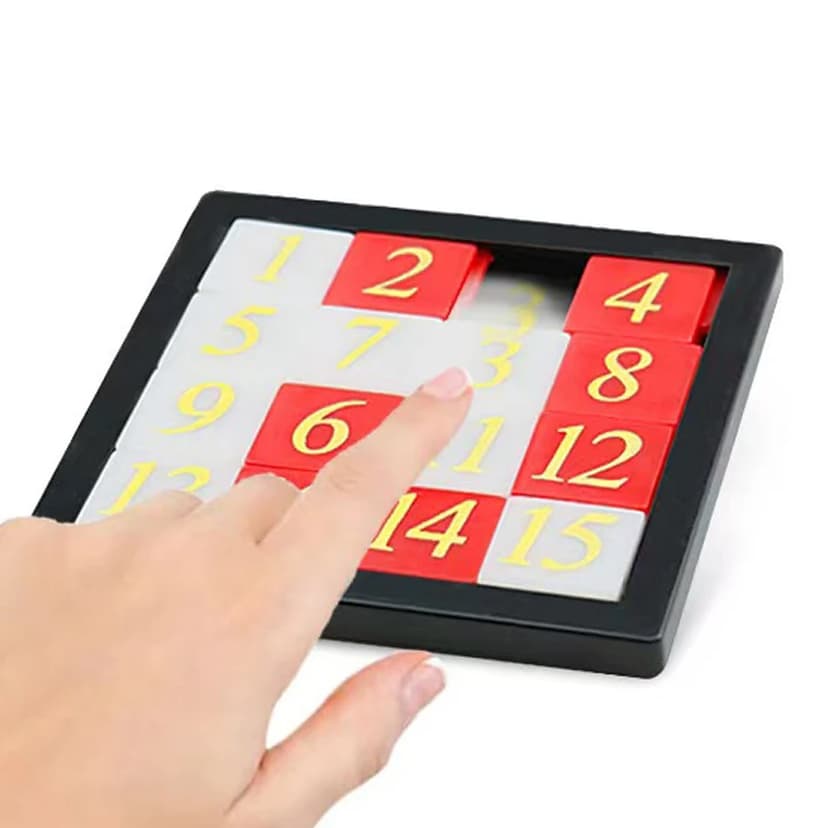 手指推動數字方塊
