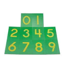磨砂數字板0-9 整齊排列