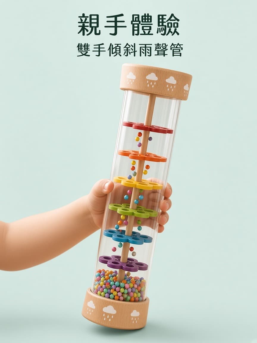 雙手傾斜雨聲管