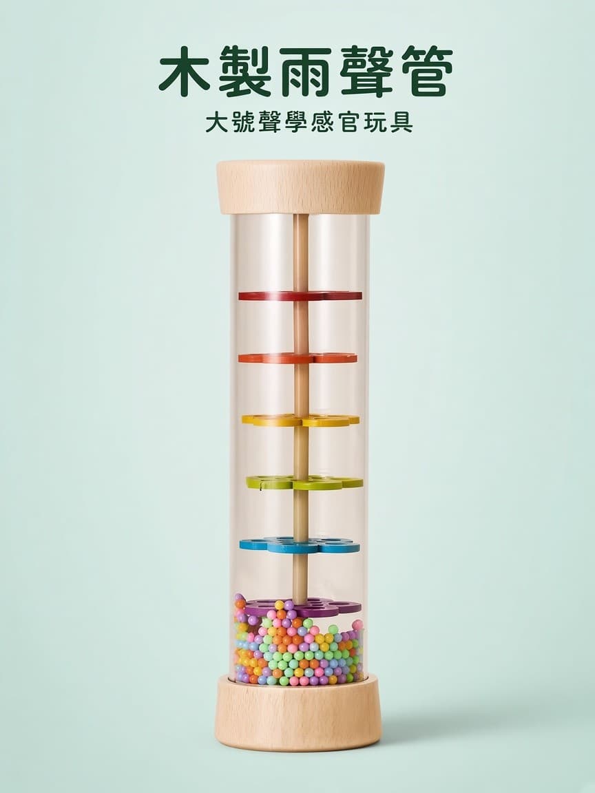 木製雨聲管 大號