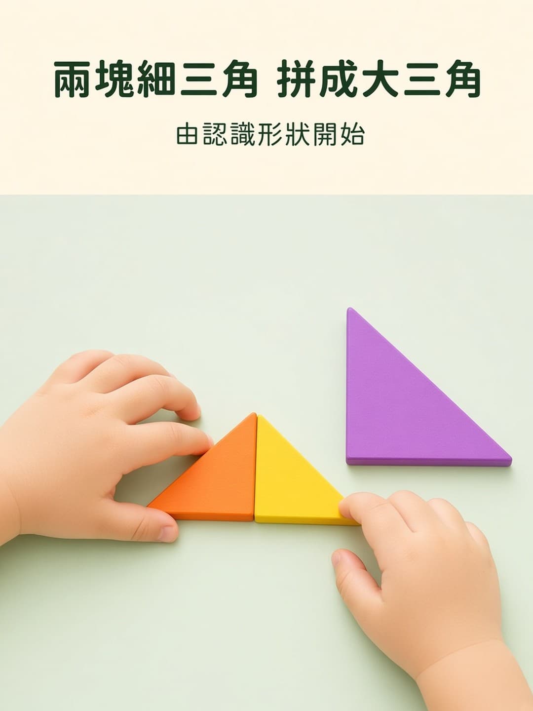 認識形狀 三角形拼砌