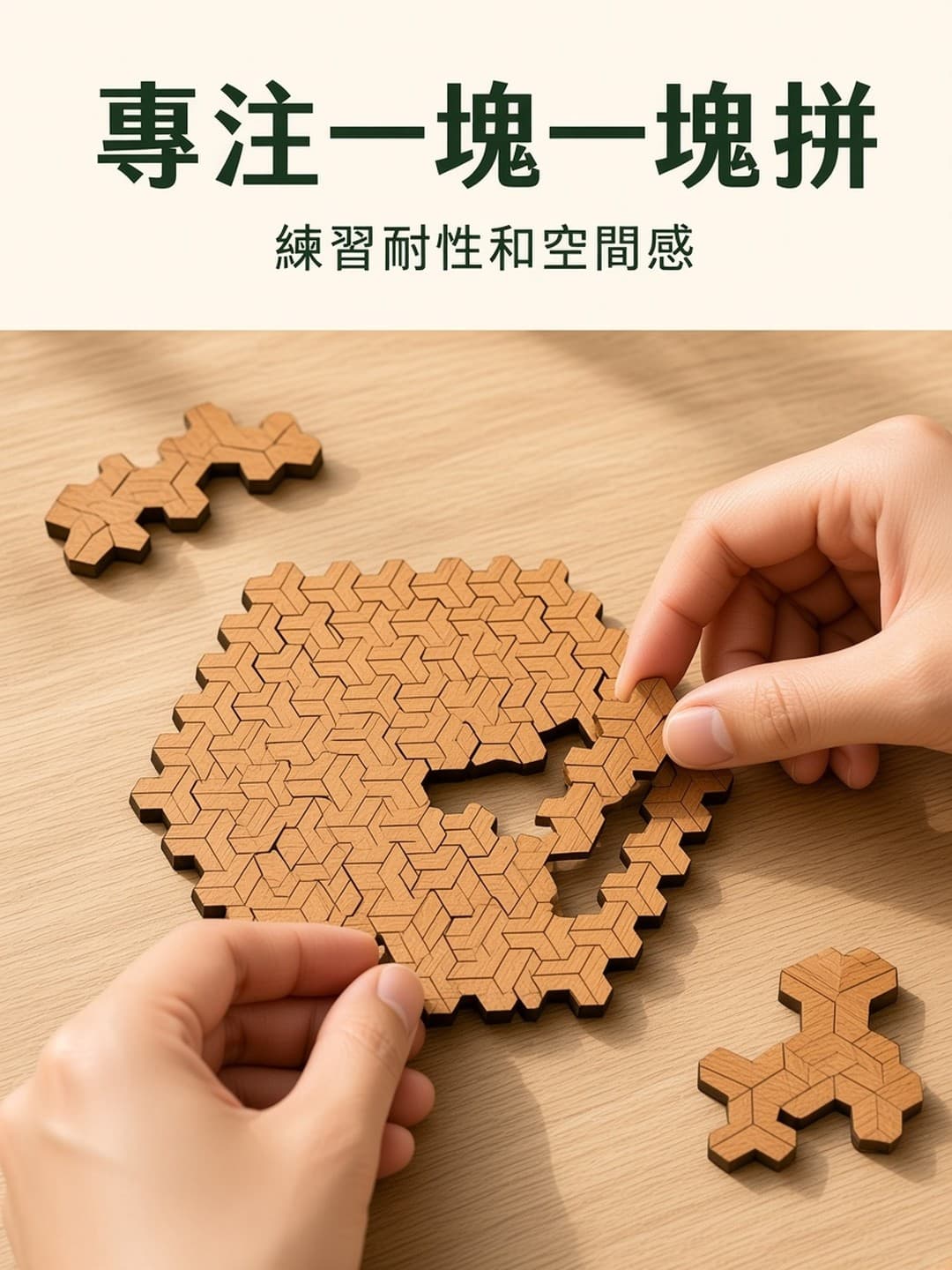 專注逐塊拼合