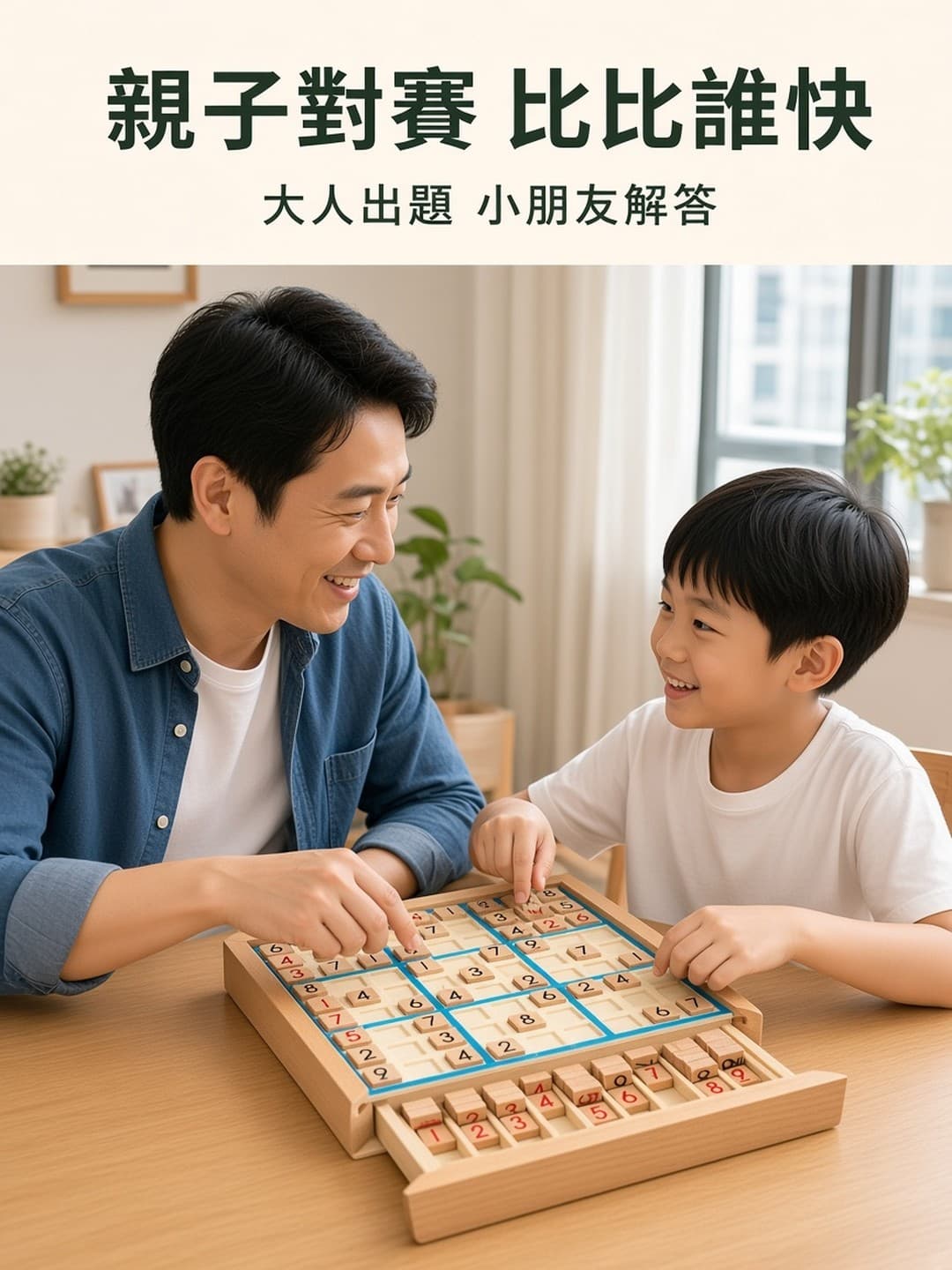 親子一齊解數獨
