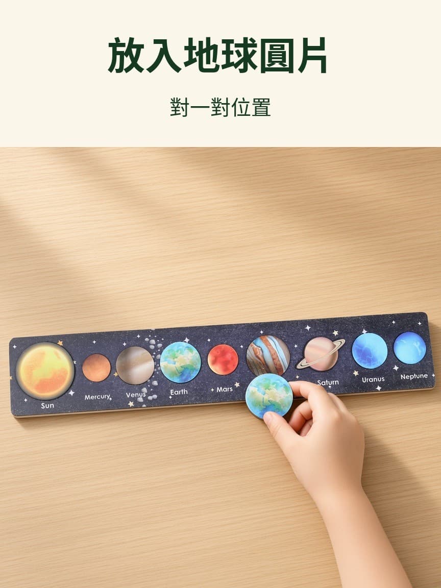放入行星圓片