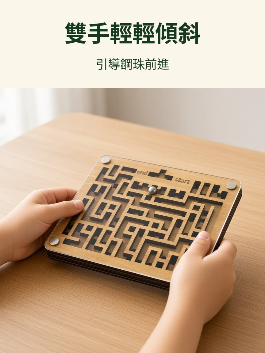 雙手傾斜迷宮板