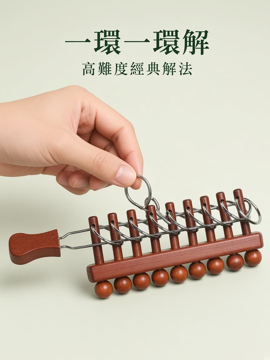 九連環 解環示意
